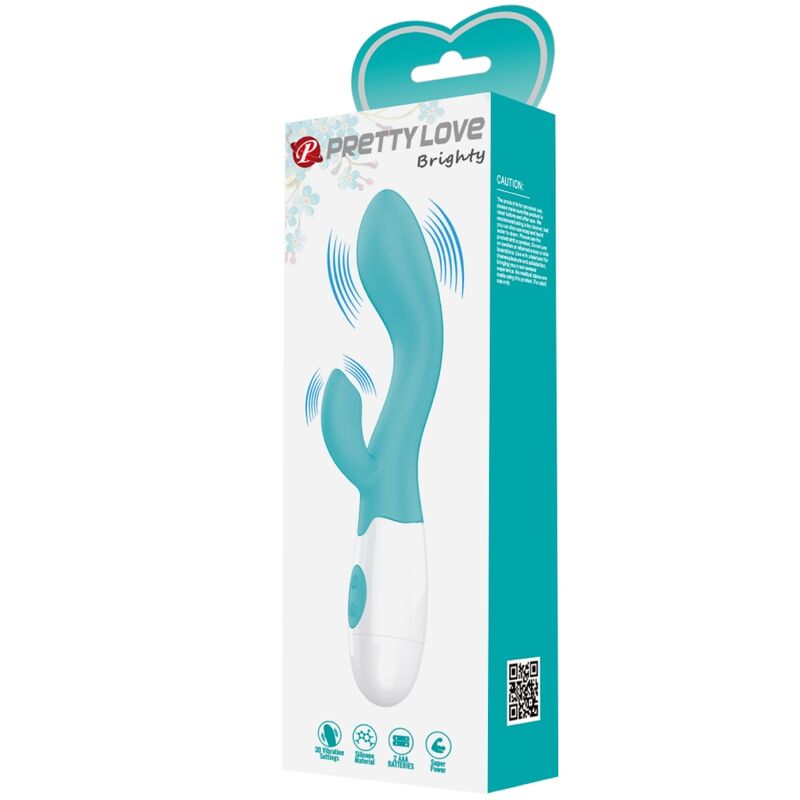 PRETTY LOVE - VIBRATORE BRIGHTY G-SPOT VERDE ACQUA - immagine 6