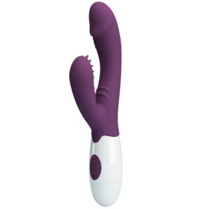 PRETTY LOVE – ANDRE VIBRATORE RABBIT E STIMOLATORE PUNTO G VIOLA