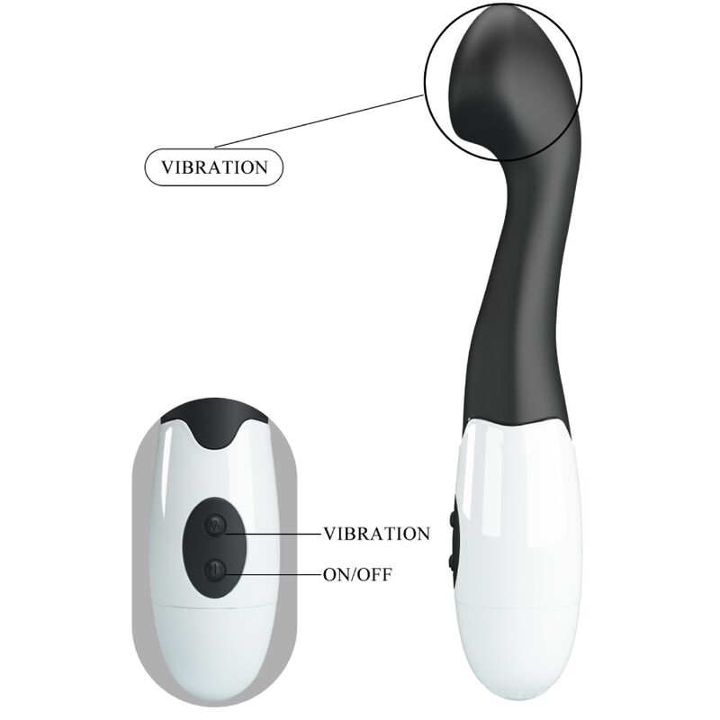 PRETTY LOVE - CHARLES VIBRATORE G-SPOT 30 MODALIT NERO - immagine 3