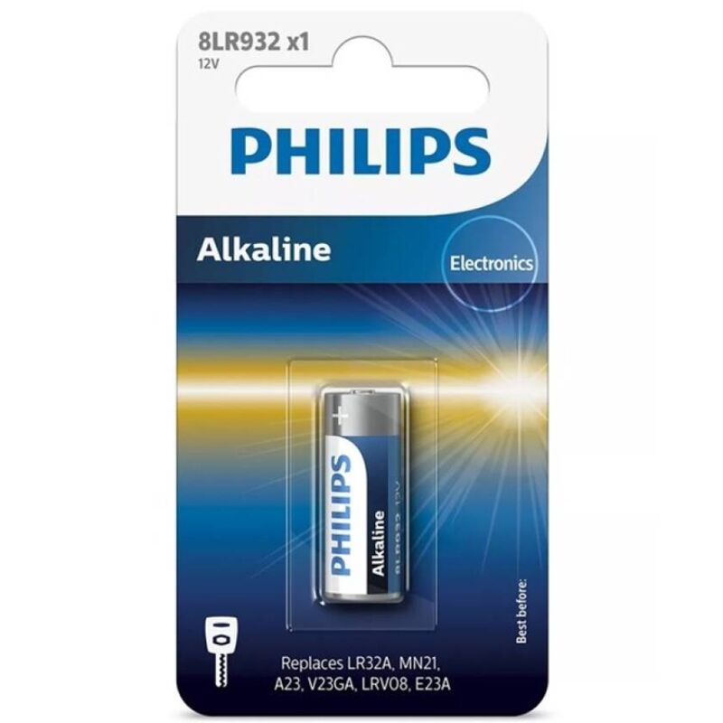 PHILIPS – BATTERIA ALCALINA 12V LR23A MN21 8LR932 BLISTER*1