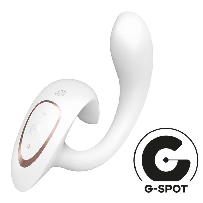 SATISFYER - G FOR GODDESS 1 VIBRATORE CONIGLIO BIANCO - immagine 2