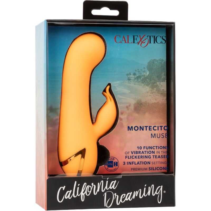 CALEXOTICS - MONTECITO MUSE VIBRATORE RABBIT ORANGE BY CALIFORNIA DREAMING - immagine 8