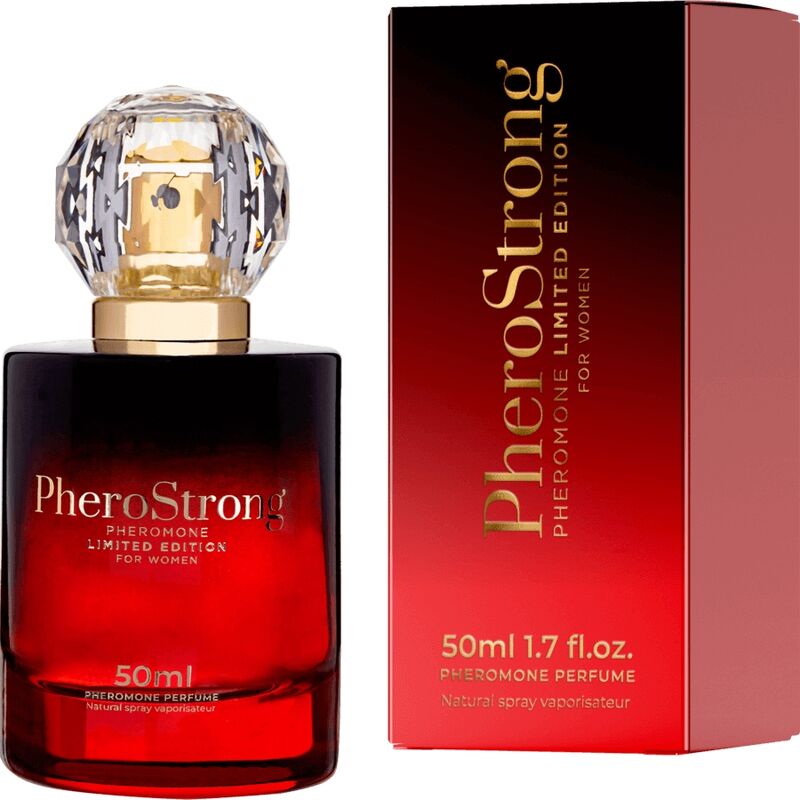 PHEROSTRONG – PROFUMO AI FEROMONI EDIZIONE LIMITATA PER DONNA 50 ML PHEROSTRONG – PROFUMO AI FEROMONI EDIZIONE LIMITATA PER DONNA 50 ML