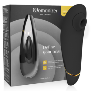 WOMANIZER – PREMIUM 2 STIMOLATORE CLITORALE NERO