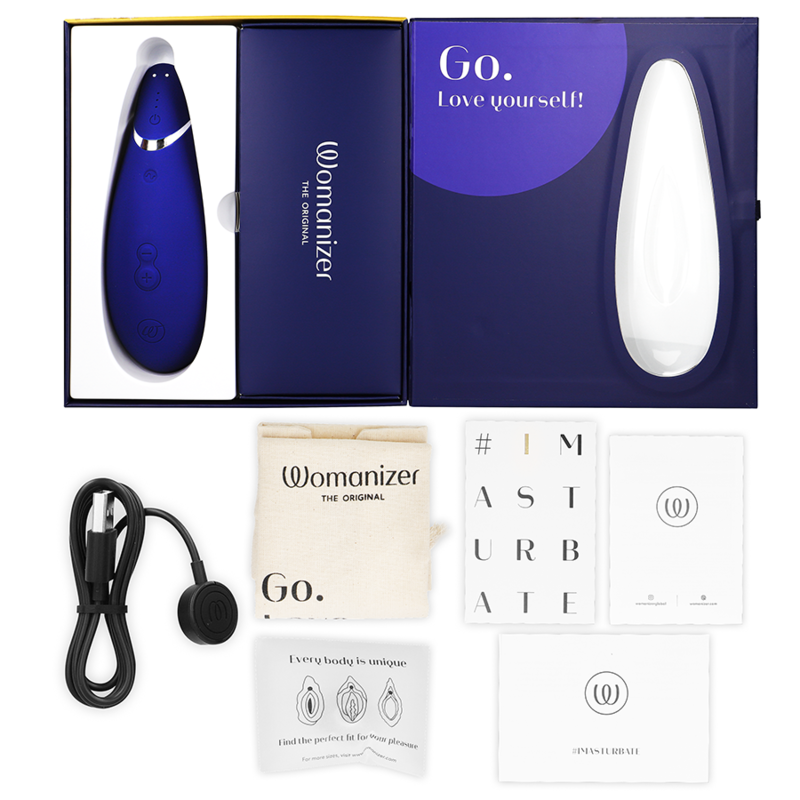 WOMANIZER - PREMIUM 2 STIMOLATORE DEL CLITORIDE MIRTILLO - immagine 4