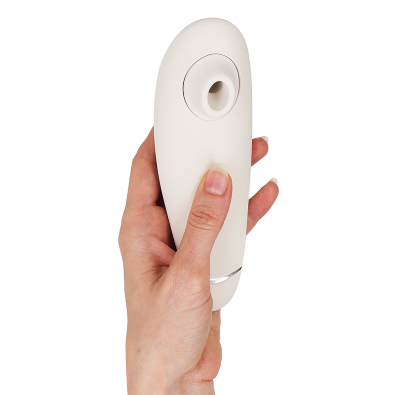 WOMANIZER - PREMIUM 2 STIMOLATORE CLITORALE GRIGIO CALDO - immagine 3