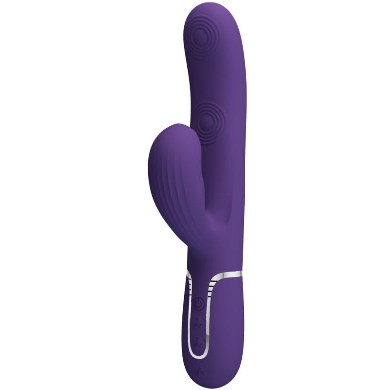 PRETTY LOVE - PERLITA VIBRATORE G-SPOT 3 IN 1 MULTIFUNZIONE VIOLA - immagine 11