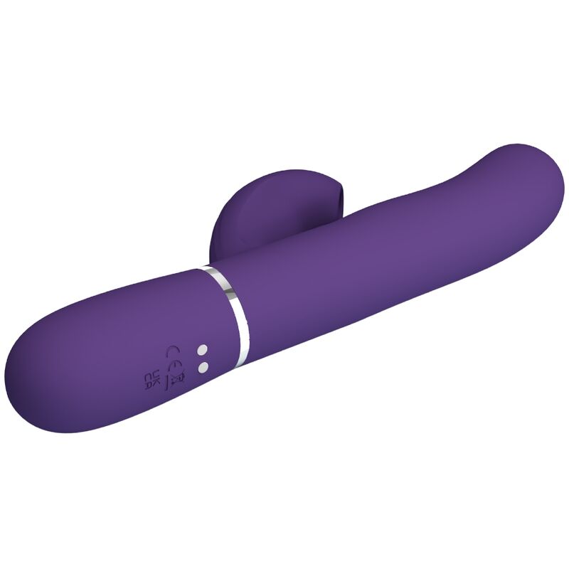 PRETTY LOVE - PERLITA VIBRATORE G-SPOT 3 IN 1 MULTIFUNZIONE VIOLA - immagine 7