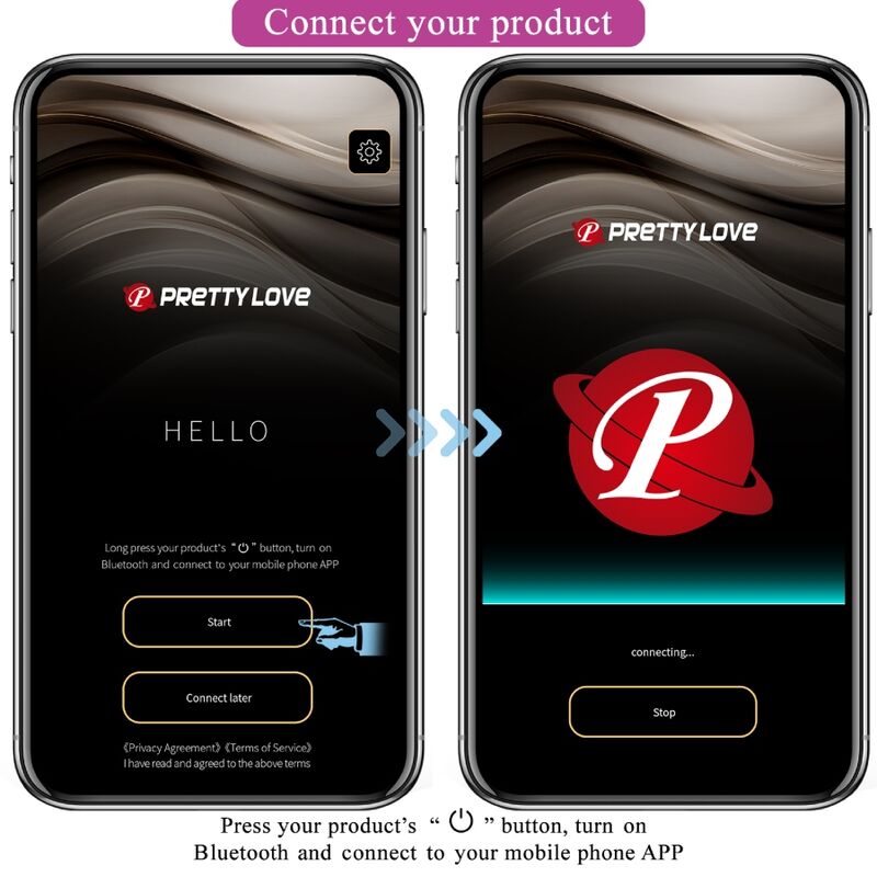PRETTY LOVE - HECTOR VIBRATORE ELETTROSHOCK APP GRATUITA VIOLA - immagine 11