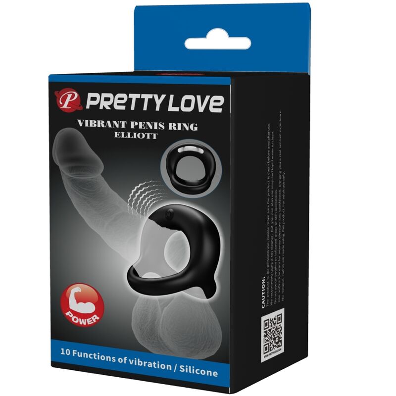 PRETTY LOVE - ELLIOTT ANELLO VIBRANTE NERO - immagine 7