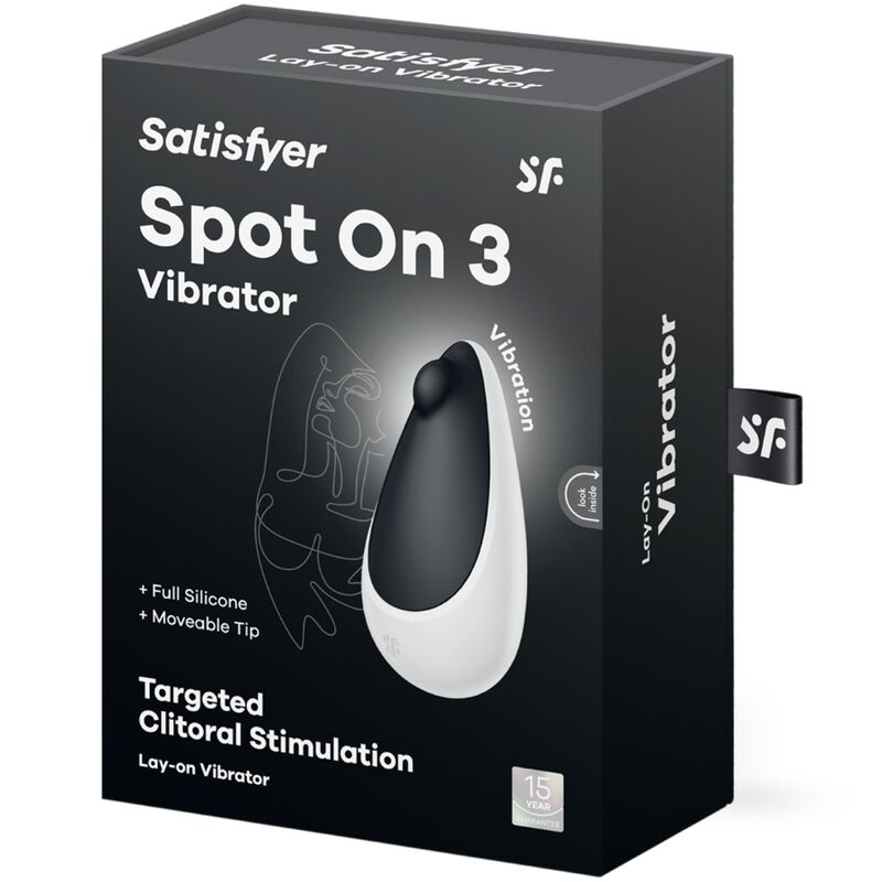 SATISFYER - SPOT ON 3 STIMOLATORE CLITORALE NERO - immagine 4