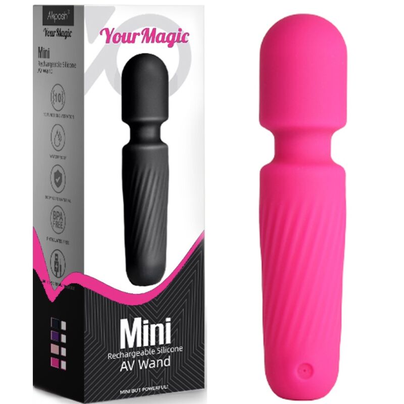 ARMONY - YOUR MAGIC MASSAGGIATORE E VIBRATORE RICARICABILE 10 VIBRAZIONI ROSA - immagine 2