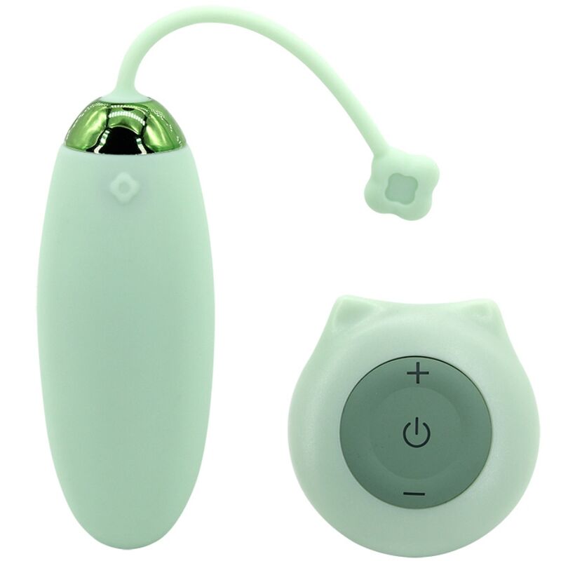 ARMONY – KITTY FUN VIBRATORE UOVO TELECOMANDO 10 VIBRAZIONI VERDE