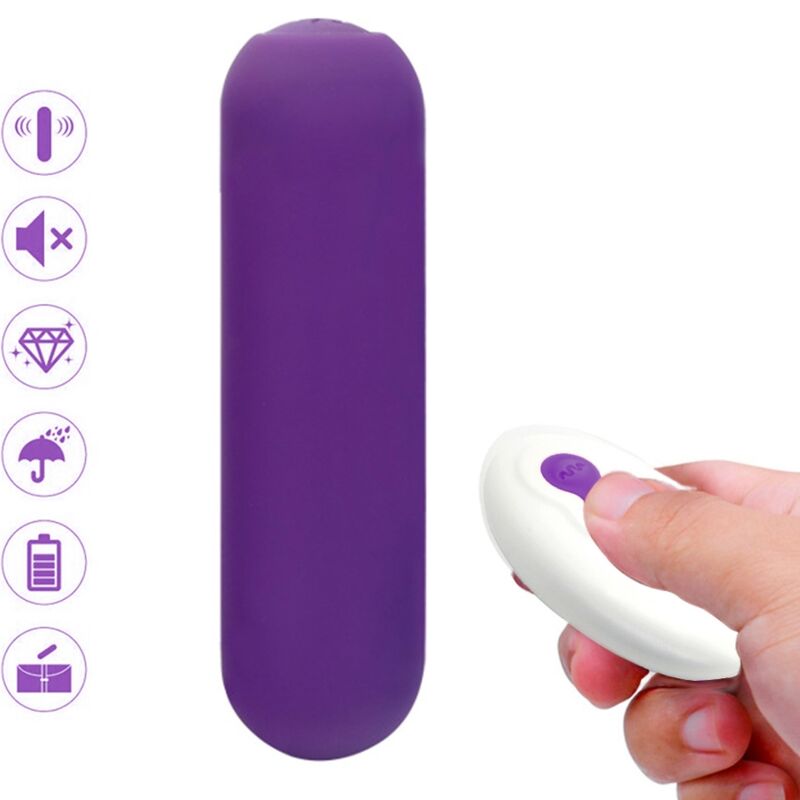 ARMONY – SPLASH JOIE VIBRATORE BULLET TELECOMANDO IN SILICONE 10 VIBRAZIONI 75 X 19 CM VIOLA ARMONY – SPLASH JOIE VIBRATORE BULLET TELECOMANDO IN SILICONE 10 VIBRAZIONI 75 X 19 CM VIOLA