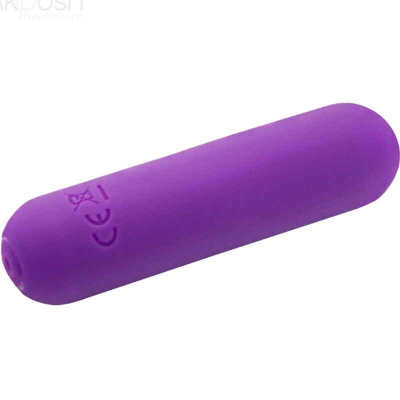 ARMONY - SPLASH HAHA VIBRATORE BULLET IN SILICONE 10 VIBRAZIONI 75 X 19 CM VIOLA - immagine 2