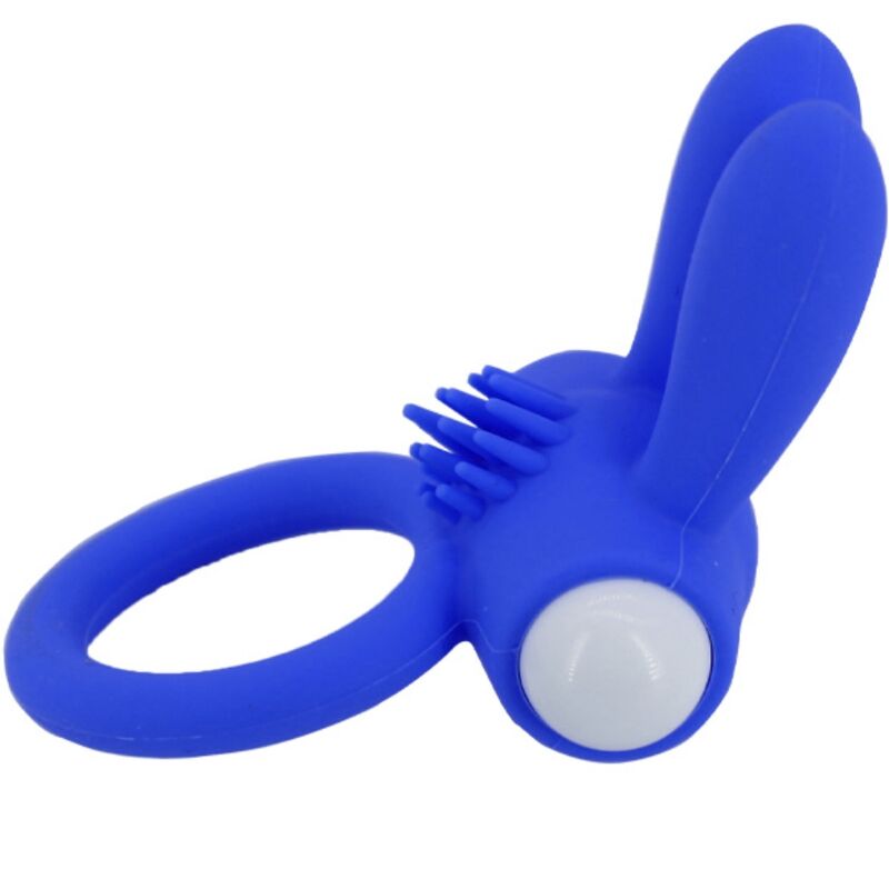 ARMONY - MR BUNNY ANELLO VIBRATORE IN SILICONE BLU - immagine 4