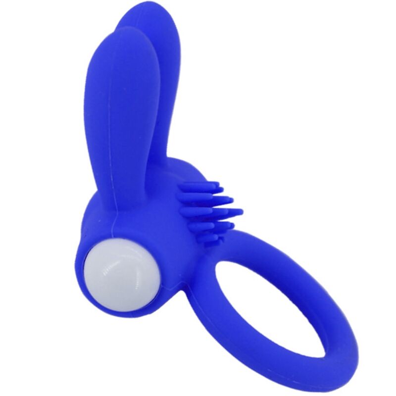 ARMONY - MR BUNNY ANELLO VIBRATORE IN SILICONE BLU - immagine 3