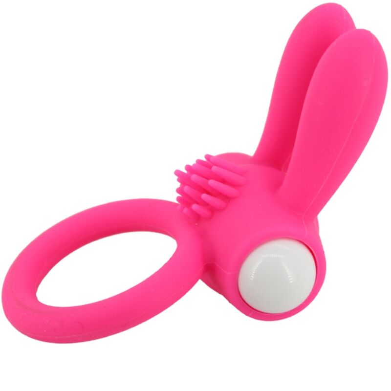 ARMONY - MR BUNNY ANELLO VIBRATORE IN SILICONE ROSA - immagine 2