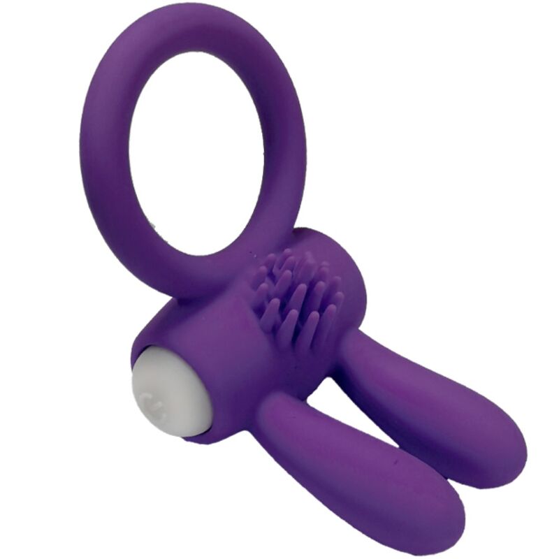 ARMONY - MR BUNNY ANELLO VIBRATORE IN SILICONE VIOLA - immagine 4