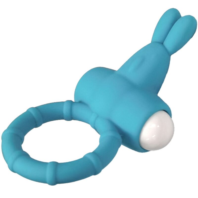 ARMONY - MS BUNNY ANELLO VIBRATORE IN SILICONE VERDE - immagine 5