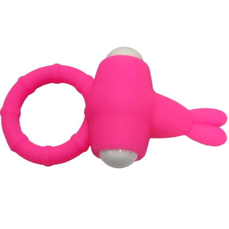 ARMONY - MS BUNNY ANELLO VIBRATORE IN SILICONE ROSA - immagine 3