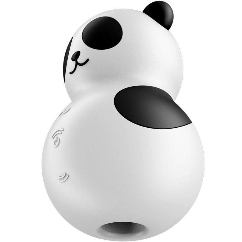 SATISFYER - POCKET PANDA STIMOLATORE E VIBRATORE IN BIANCO E NERO - immagine 4