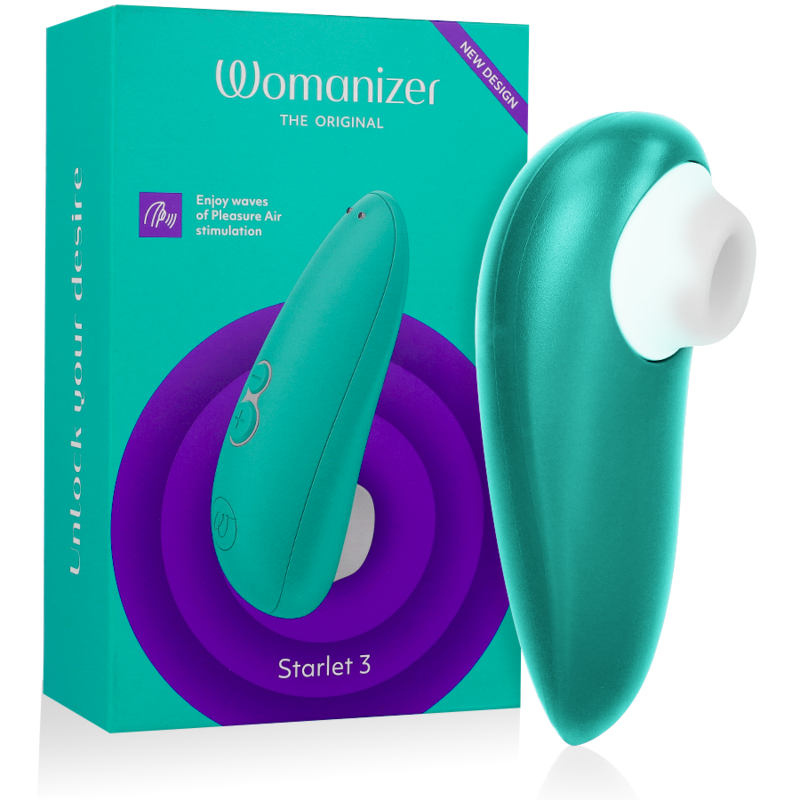 WOMANIZER – STIMOLATORE CLITORALE STARLET 3 TURCHESE WOMANIZER – STIMOLATORE CLITORALE STARLET 3 TURCHESE
