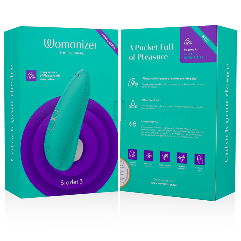 WOMANIZER - STIMOLATORE CLITORALE STARLET 3 TURCHESE - immagine 6