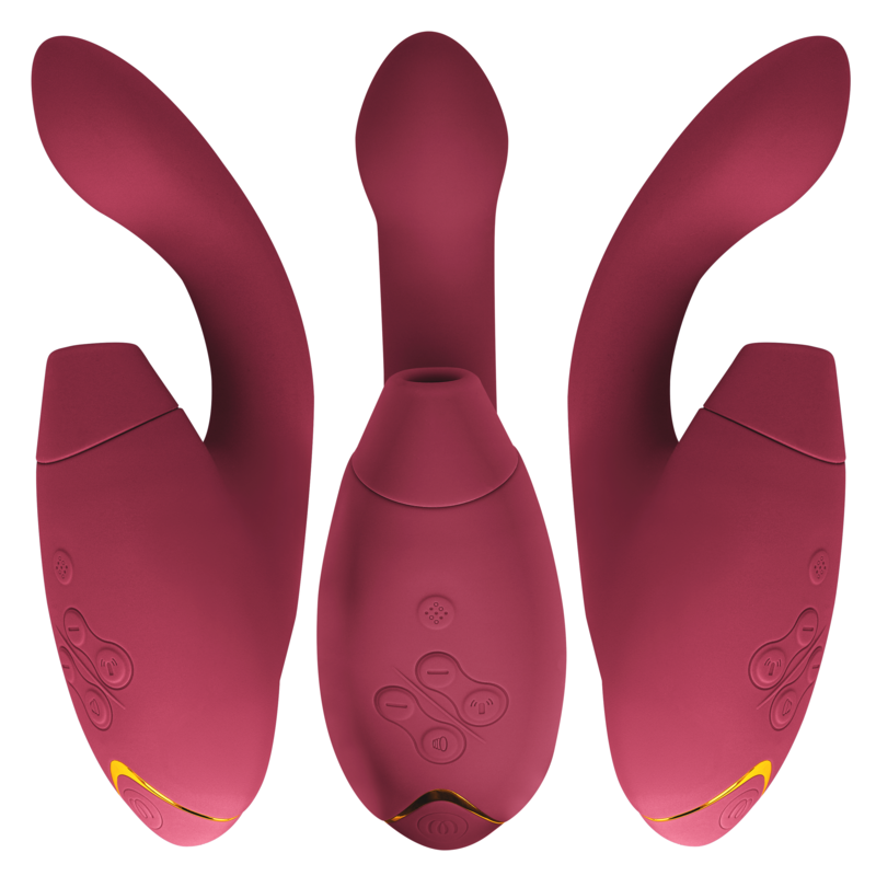 WOMANIZER - STIMOLATORE DUO 2 BORDEAUX - immagine 2