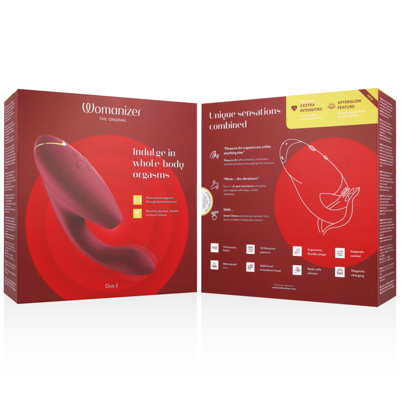 WOMANIZER - STIMOLATORE DUO 2 BORDEAUX - immagine 7