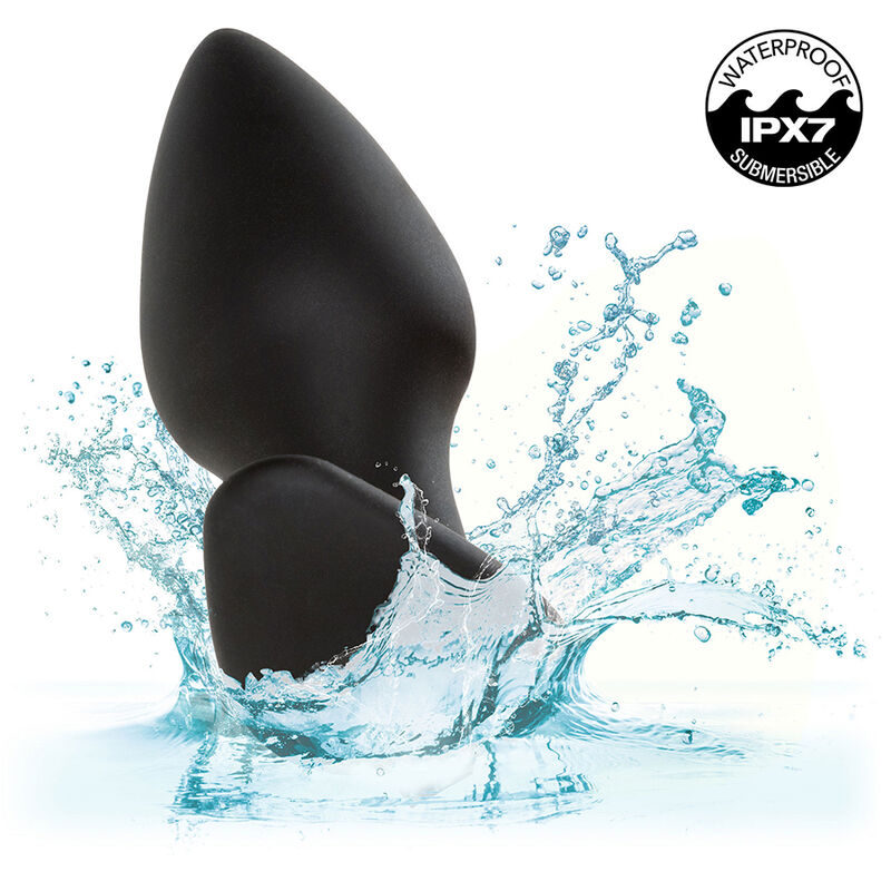 CALEXOTICS - ROCK BOTTOM PERFECT ANAL PLUG 10 VIBRAZIONI SILICONE NERO - immagine 2