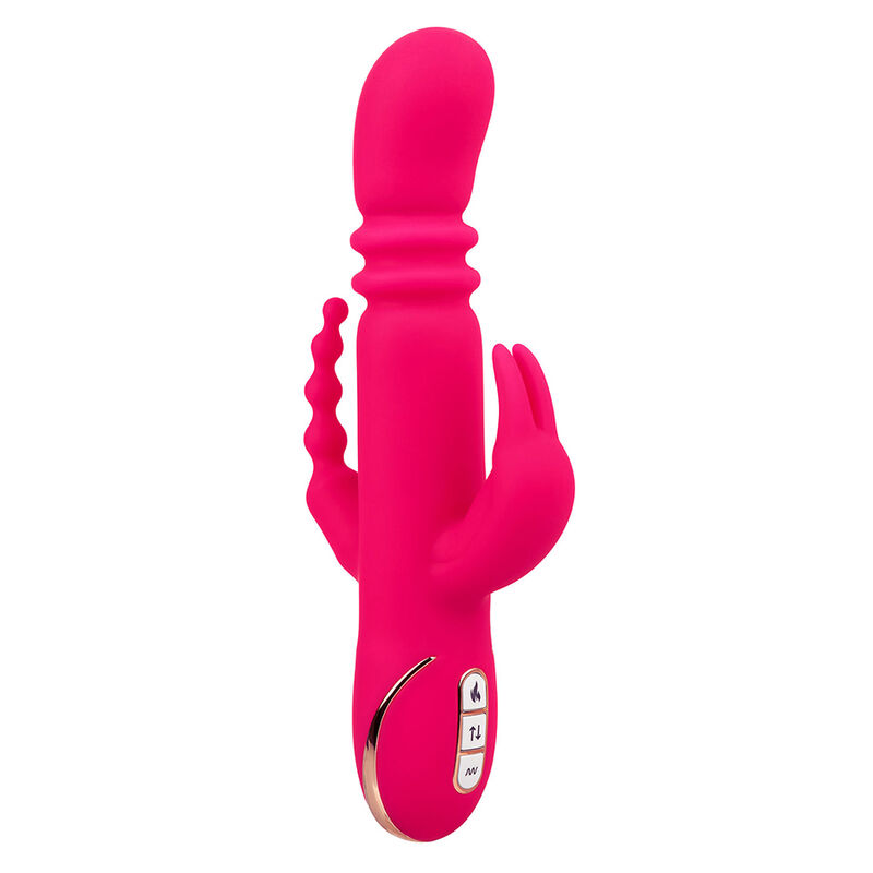 CALEXOTICS - JACK FANTASY VIBRATORE TRIPLO RISCALDATO ROSA CONIGLIO - immagine 9
