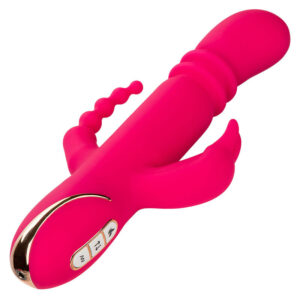 CALEXOTICS – JACK FANTASY VIBRATORE TRIPLO RISCALDATO ROSA CONIGLIO