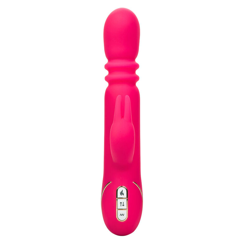 CALEXOTICS - JACK FANTASY VIBRATORE TRIPLO RISCALDATO ROSA CONIGLIO - immagine 3