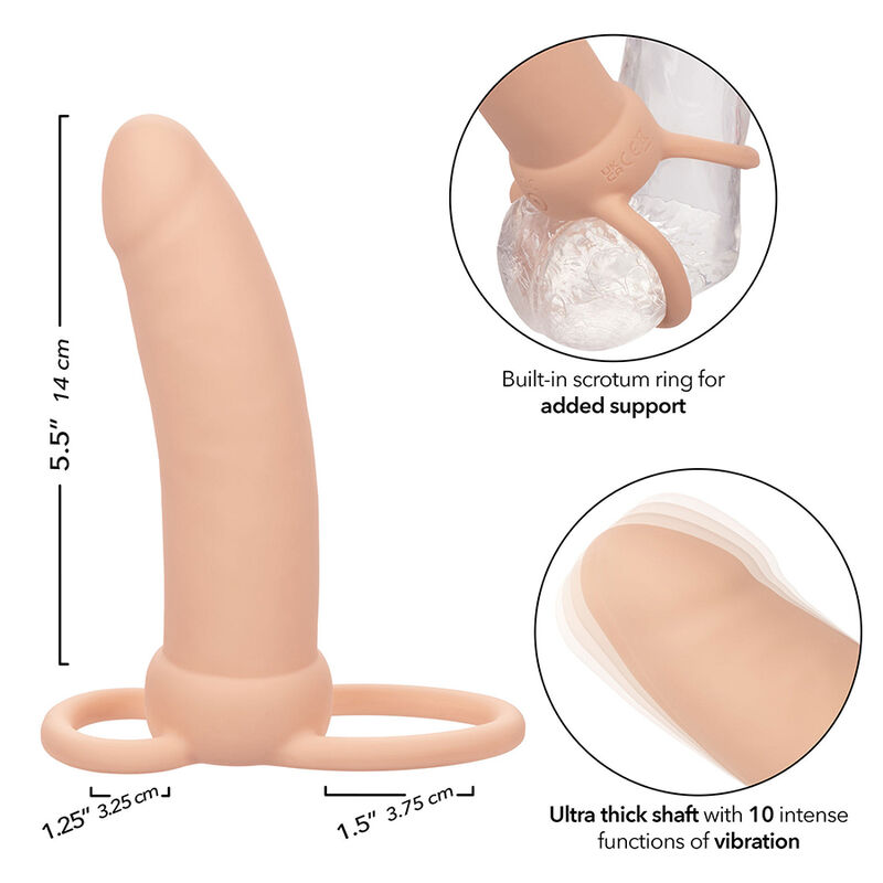CALEXOTICS - MAXX THICK DUAL PENETRATOR 10 VIBRAZIONI CARNE - immagine 8