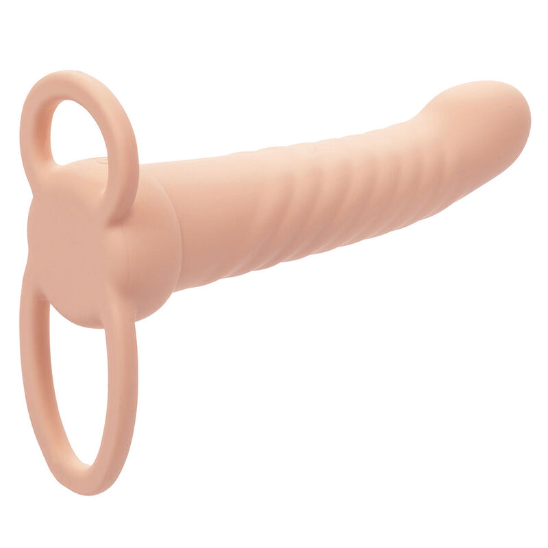 CALEXOTICS - MAXX RIBBED DUAL PENETRATOR 10 VIBRAZIONI CARNE - immagine 8