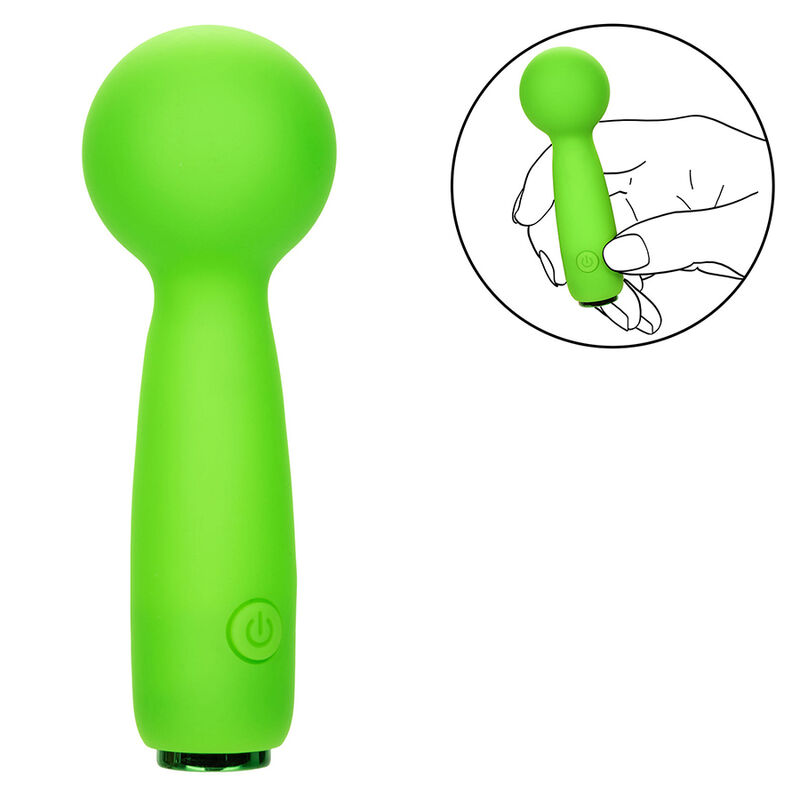 CALEXOTICS - NEON VIBES BUBBLY VIBE IL MINI MASSAGGIATORE 10 VIBRAZIONI VERDE - immagine 5