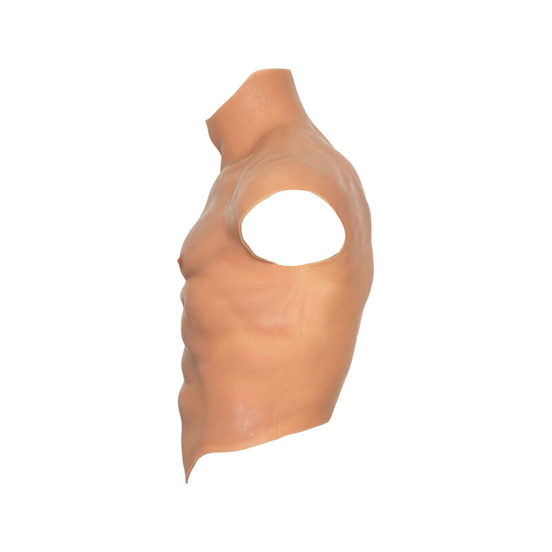 DESIDERIO NASCOSTO - MAGLIETTA ALTER EGO IN SILICONE CON TORSO MASCHILE E ADDOMINALI IN CARNE - immagine 2