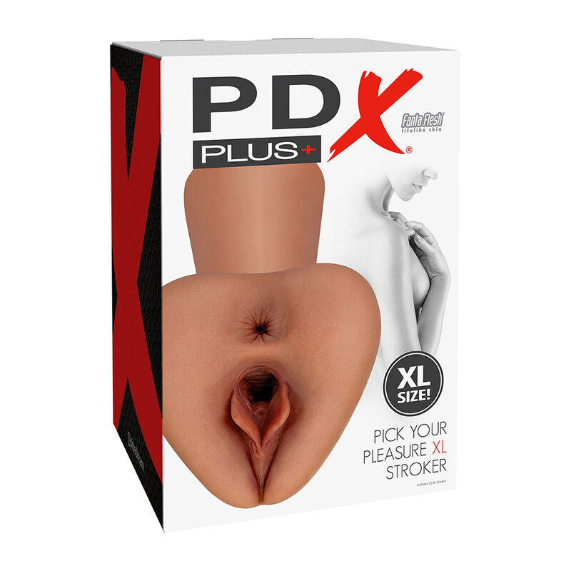 PDX PLUS - PICK YOUR PLEASURE XL REALISTICO STROKER MARRONE - immagine 2