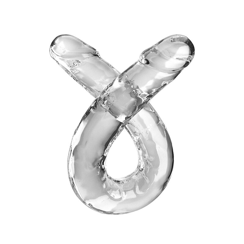 KING COCK – DOUBLE TROUBLE DOPPIO TROUBLE 46 CM TRASPARENTE KING COCK – DOUBLE TROUBLE DOPPIO TROUBLE 46 CM TRASPARENTE