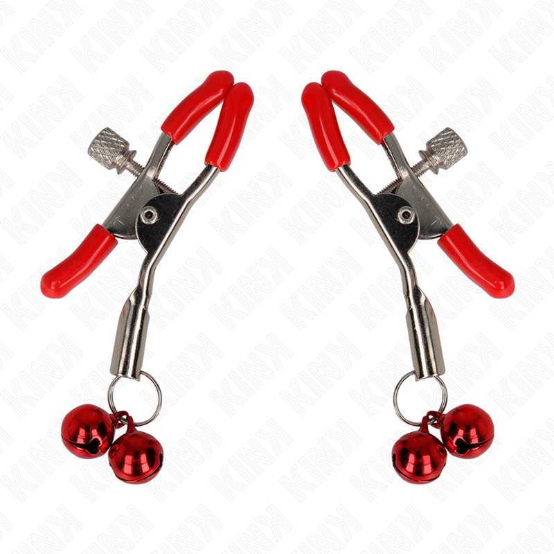 KINK - PINZA PER CAPEZZOLI DOPPIA CAMPANA ROSSA 6 CM - immagine 4