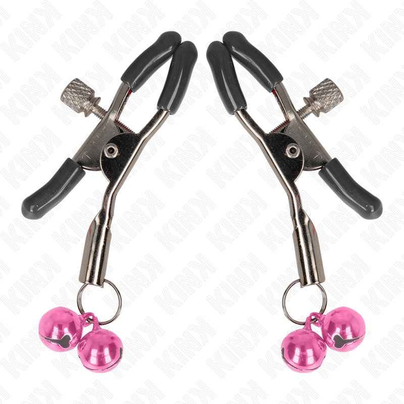 KINK - MORSETTO PER CAPEZZOLI DOPPIA CAMPANA ROSA 6 CM - immagine 5