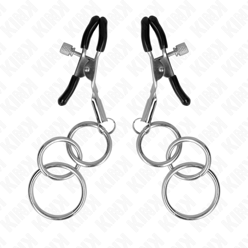 KINK - MORSETTO PER CAPEZZOLO CON 3 O-RING 6 CM - immagine 5