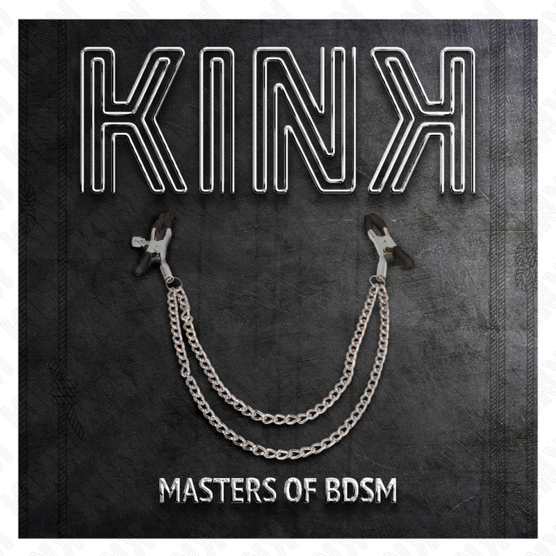 KINK - PINZE PER CAPEzzoli CON 2 CATENE SPESSE ARGENTO 20/23 CM - immagine 2