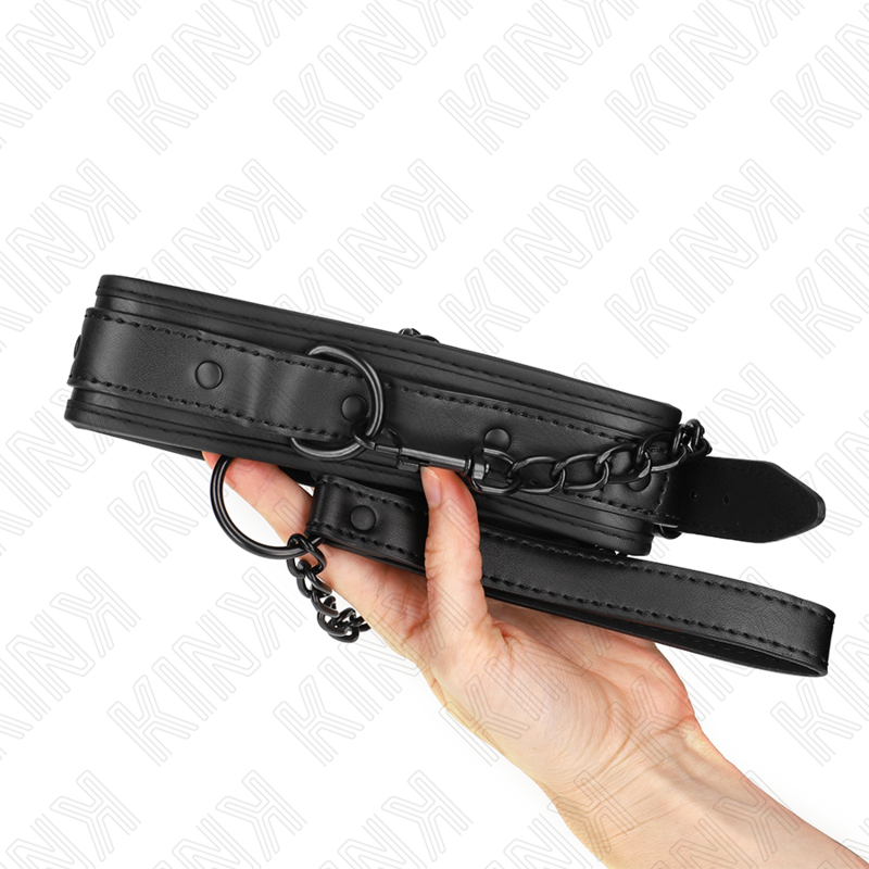 KINK - COLLARE BONDAGE IN NEOPRENE MODELLO 2 CON CINTURA 78 CM REGOLABILE 37,5 X 49,5 CM - immagine 4