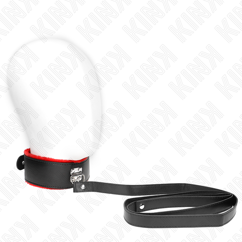 KINK – COLLANA CON CINTURA 116 CM CON CINTURINO IN PELLE ROSSO REGOLABILE 40-48 CM X 6 CM KINK – COLLANA CON CINTURA 116 CM CON CINTURINO IN PELLE ROSSO REGOLABILE 40-48 CM X 6 CM