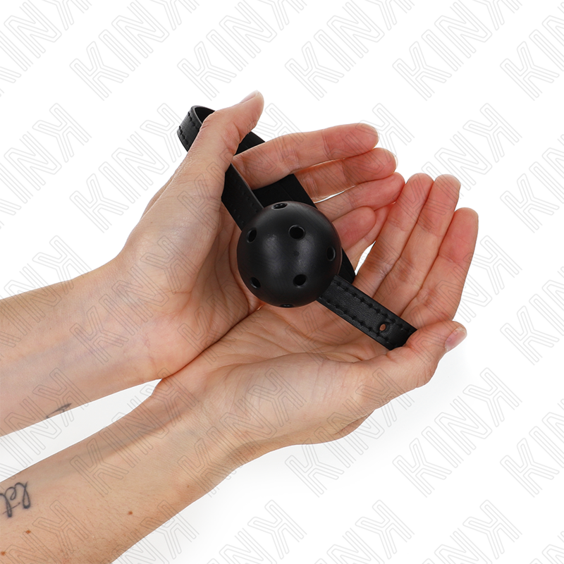 KINK - SIMPLICITY PALLA TRASPIRANTE NERA 4,5 CM BAVAGLIO 62 x 1,5 CM - immagine 3