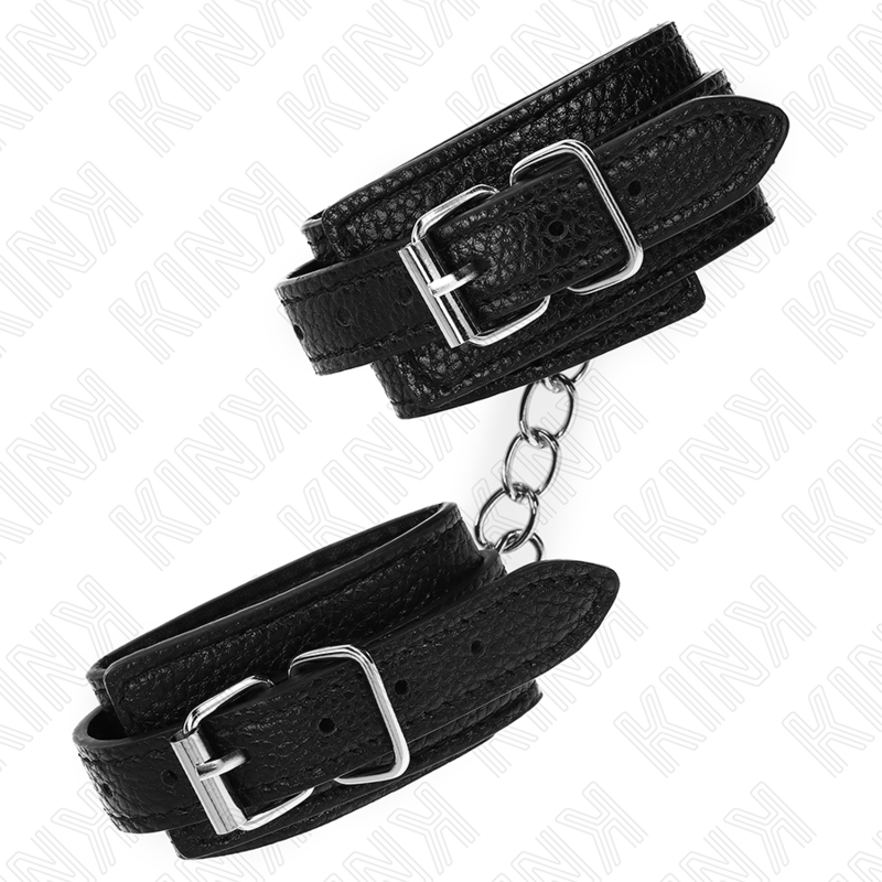 KINK - RESISTENZA DA POLSO CON MOTIVO SERPENTE NERO REGOLABILE 20-28 CM X 5,4 CM - immagine 4