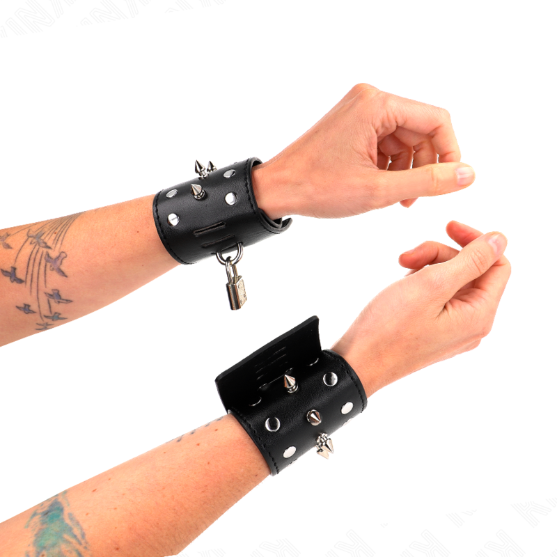 KINK – RESISTENZA DA POLSO PUNK CON PUNTE 25 X 6 CM