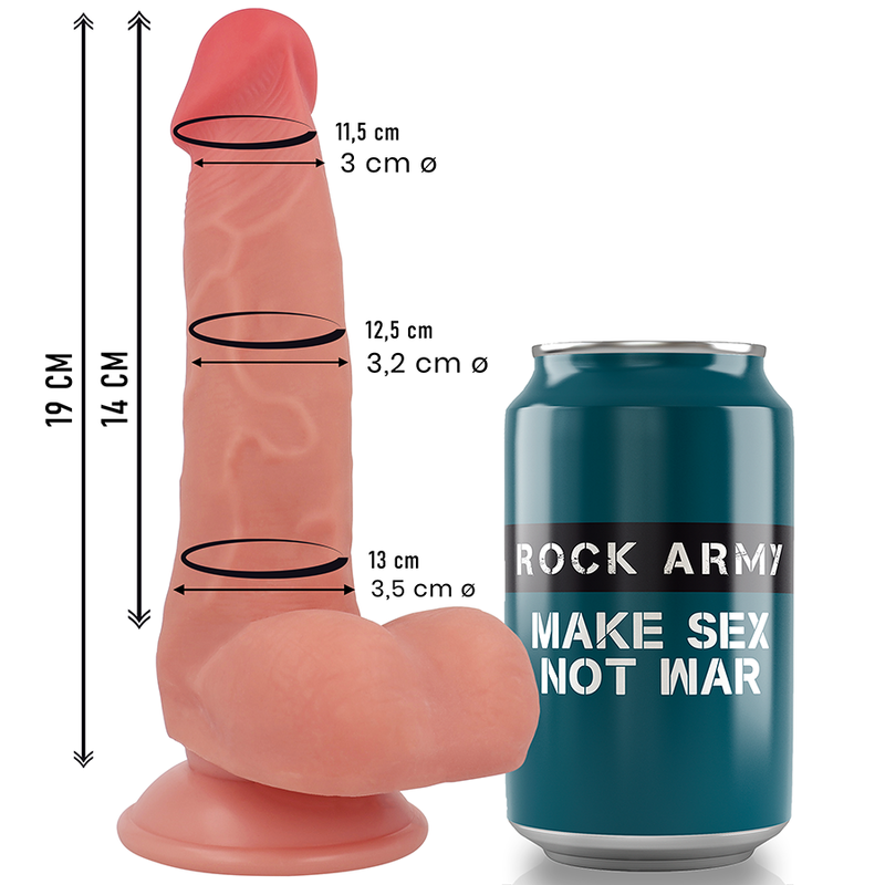 ROCKARMY - SILICONE LIQUIDO VOLPE 19 CM -O- 3,2 CM - immagine 3